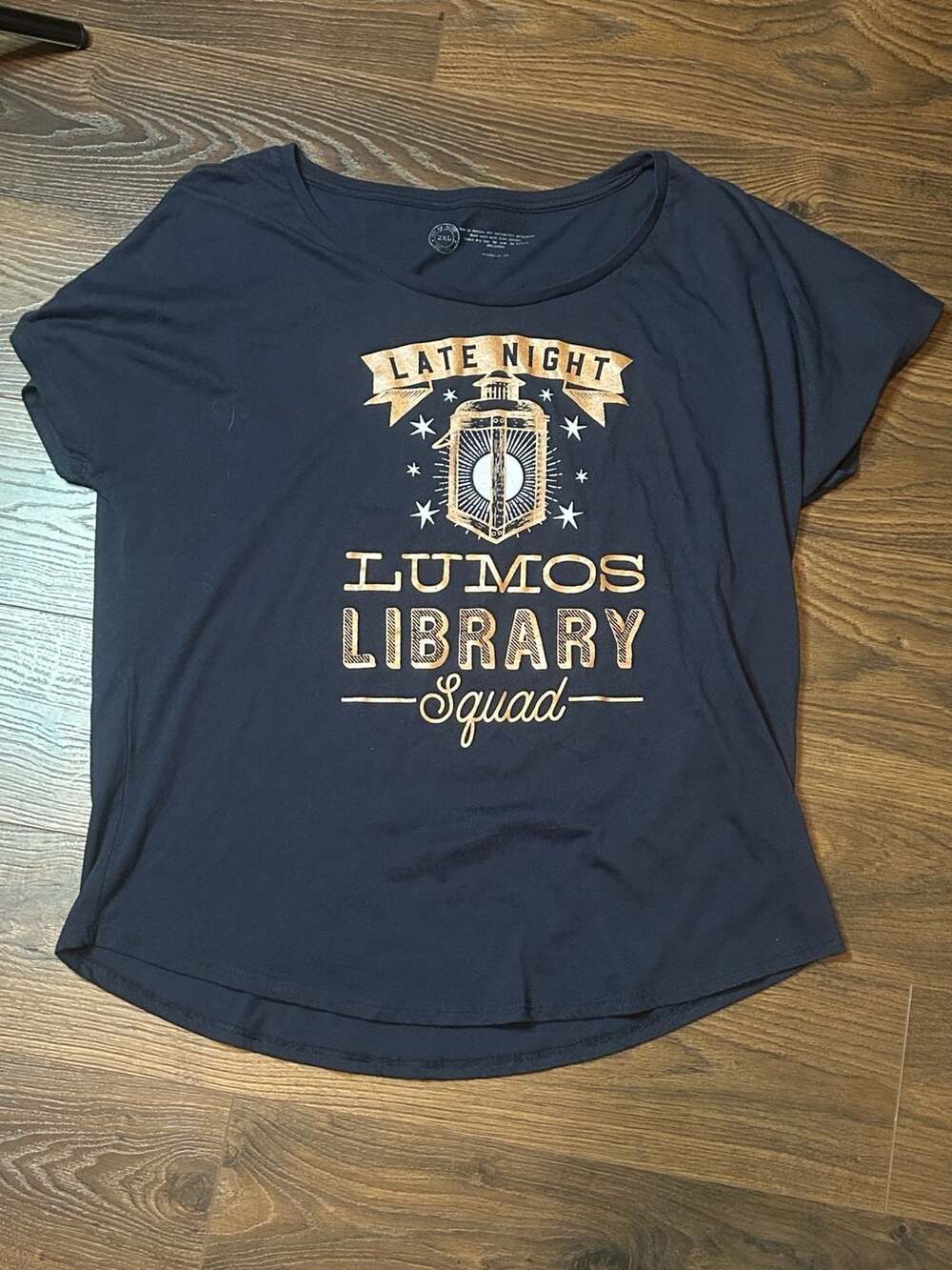 Out of Print Late Night Lumos Library Squad Women's Relaxed Fit T-Shirt